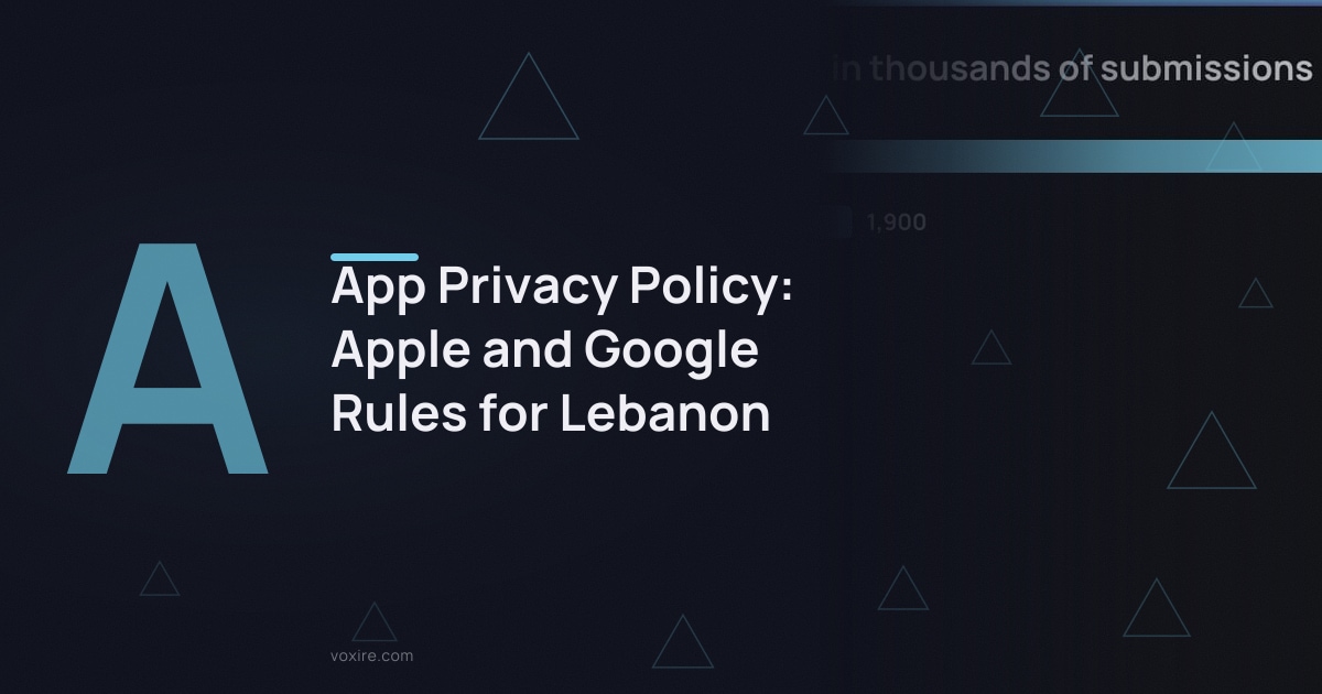 App Privacy Policy: Apple and Google Rules for Lebanon
