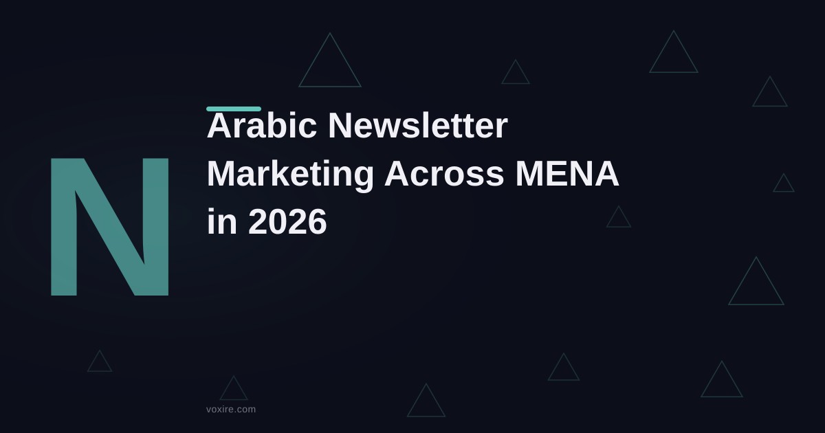 تسويق النشرات البريدية بالعربية عبر المنطقة في 2026