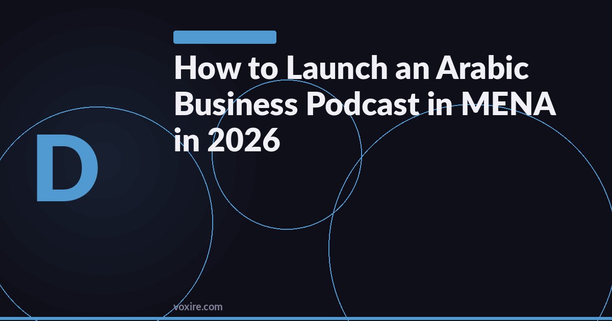 How to Launch an Arabic Business Podcast in MENA in 2026