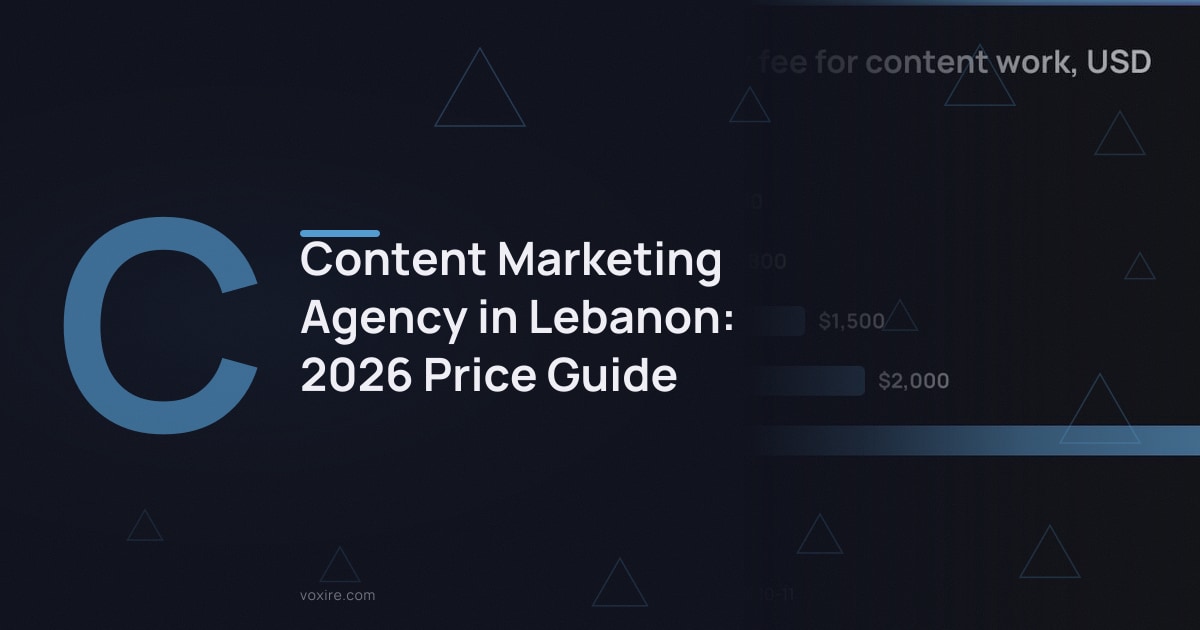 Content Marketing Agency in Lebanon: 2026 Price Guide