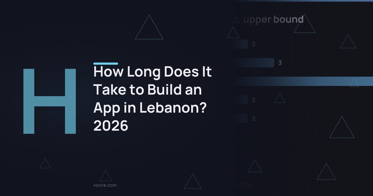 How Long Does It Take to Build an App in Lebanon? 2026