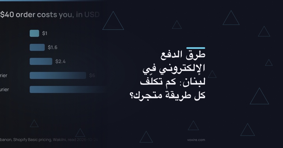 طرق الدفع الإلكتروني في لبنان: كم تكلّف كل طريقة متجرك؟
