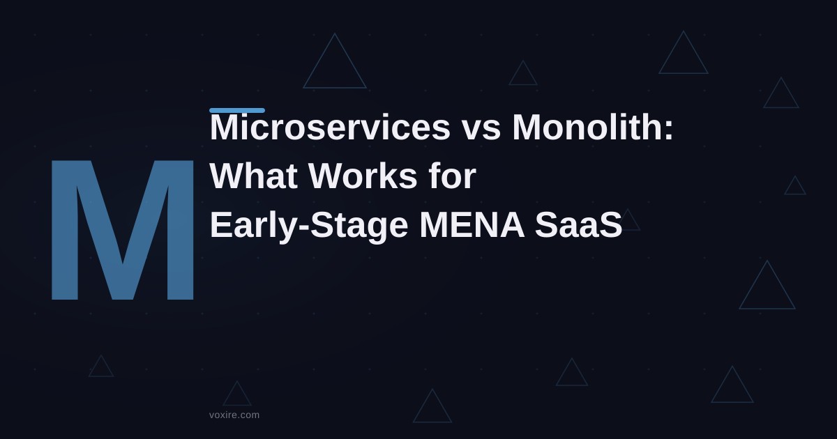 الخدمات المصغرة مقابل التطبيق الموحد لمنتجات SaaS في MENA: الجواب الهندسي الصادق