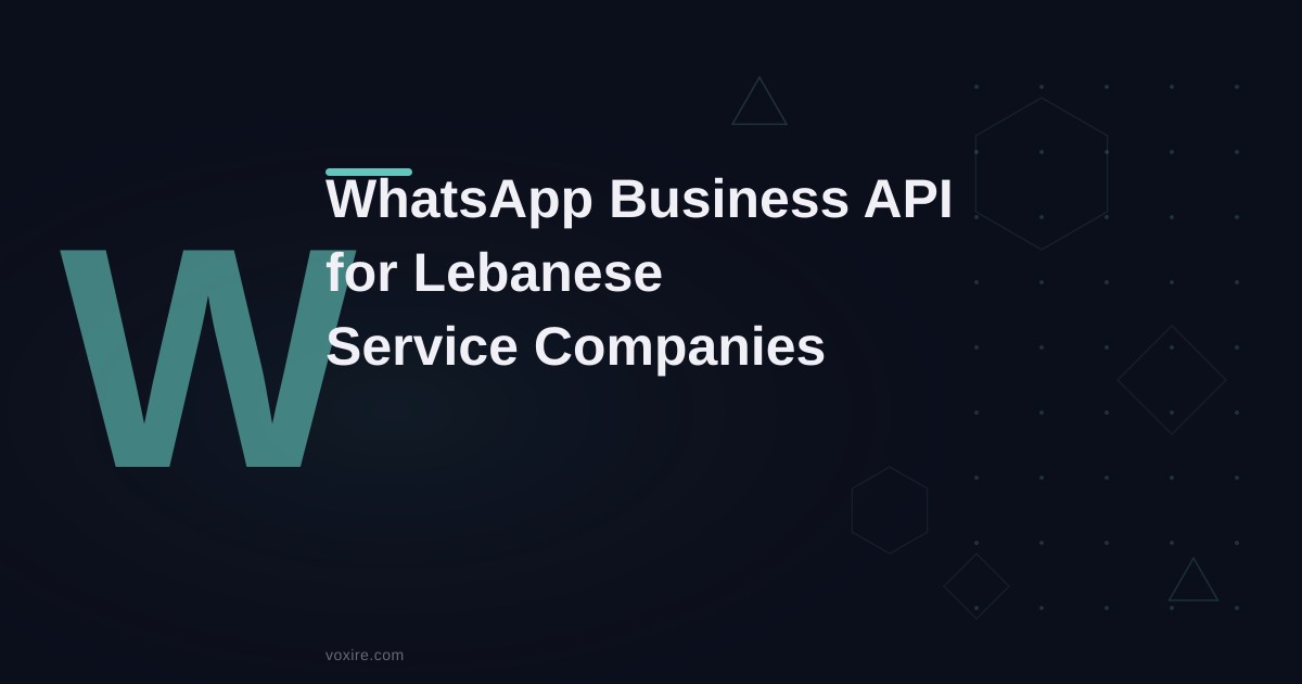 واتساب بزنس API للشركات الخدمية اللبنانية